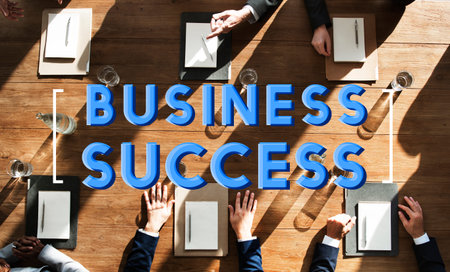 Business Success Achievement Growth Graphic Concept