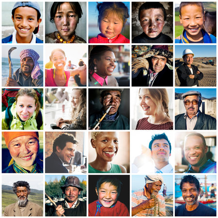 Diversity Diverse Ethnic Ethnicity Unity Variation Concept