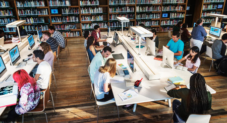 Library Knowledge Information Intelligence Concept