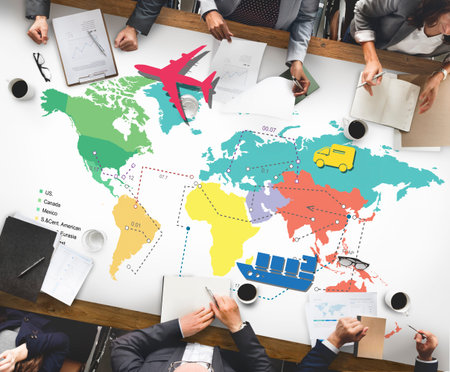 Travel Travelling Map Route Journey Concept