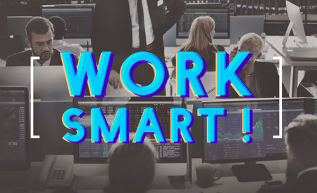Work Smart Effective Business Graphic Concept