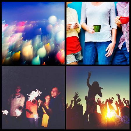 Collage Collection Various Diverse Concept