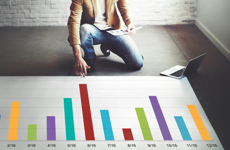 Analysis Analytics Bar graph Data Information Concept