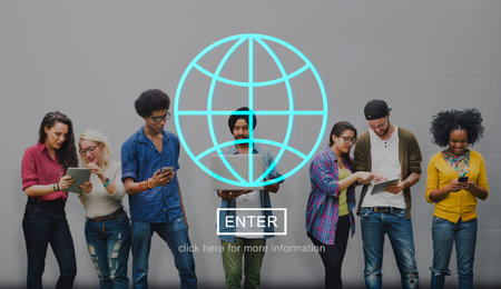 Global Communication World Connection Concept
