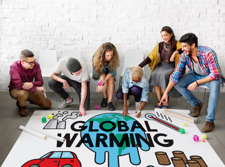 Global Warming Climate Environmental Industry Concept