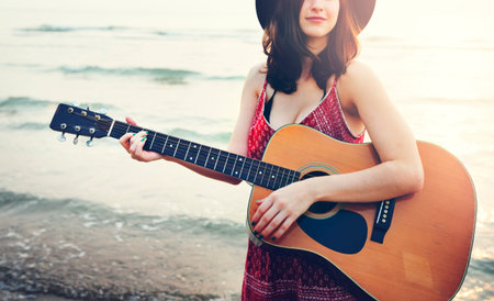 Beach Summer Holiday Vacation Traveling Relaxation Concept