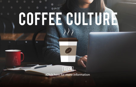 Coffee Beans Cappuccino Coffee Culture Concept