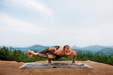 Calm Exercise Yoga Tranquil Travel Concept