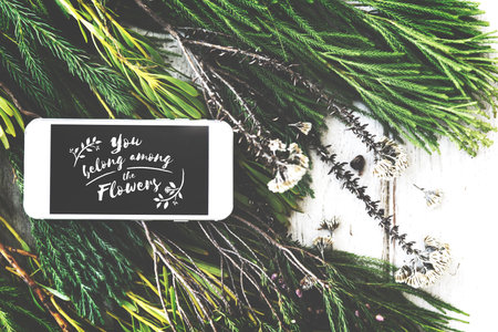 You Belong Among The Flowers Decoration Concept