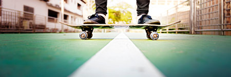 Skateboarder Lifestyle Style Sneaker Excercise Concept