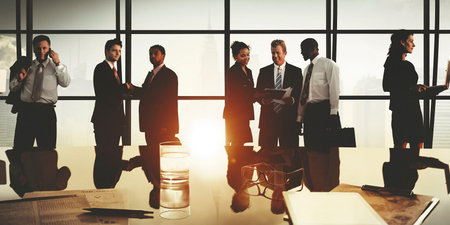 Business People Corporate Team Discussion Meeting Concept