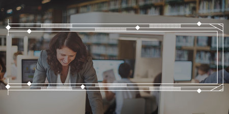 Business Formal People Frame Grpahic Concept