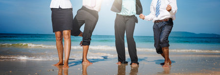 Business Break Beach Recreation Celebration Concept