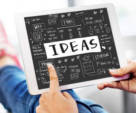 Sketching Visual Notes Design Handwriting Ideas Concept