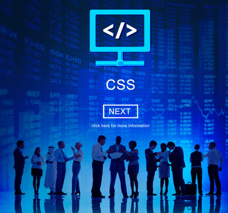 CSS Software Layout Financial Internet Concept