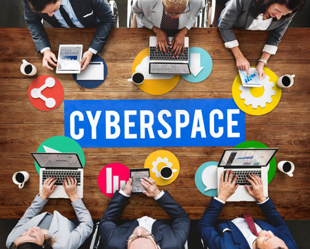 Cyberspace Online Technology Internet Concept