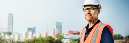 Construction Worker Planning Constractor Developer Concept