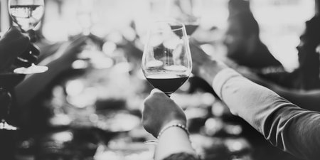 Dinner Dining Wine Cheers Party Concept