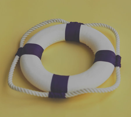 Bouy Floatation Assistance Rescue Rope Ring Safe Concept
