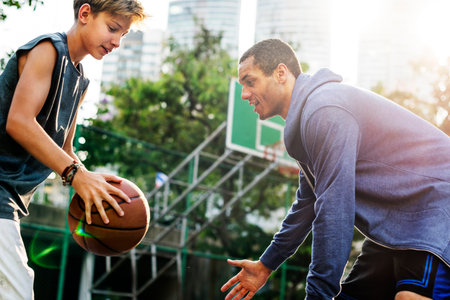 Basketball Player Athlete Exercise Sport Stadium Concept