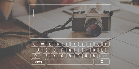 Keyboard Keypad Global Communications Connection Concept