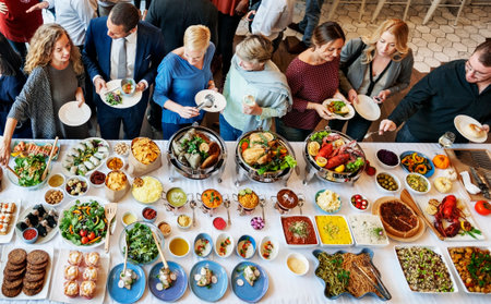 Food Festive Restaurant Party Unity Concept
