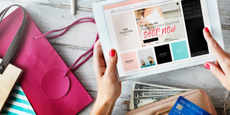 Vintage Lifestyle Minimalist Femininity E-shopping Concept