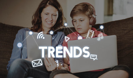 Social Networking Global Communications Technology Connection Concept