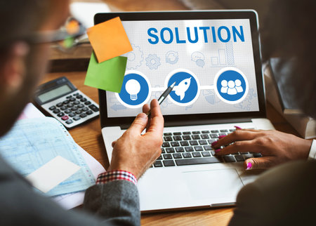 Organization Solution Start Business Vision Concept