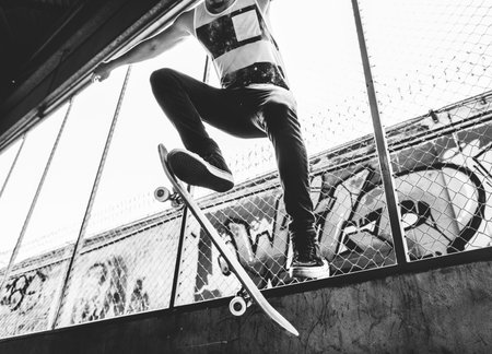 Skateboard Extreme Sport Skater Park Recreational Activity Concept