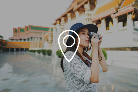 Location Global Positioning System Navigation Trip Concept