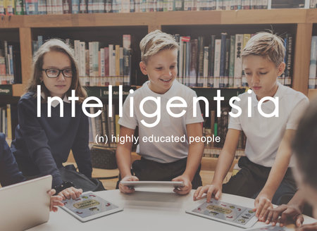 Intelligentsia Highly Educated Literate Knowledge Concept