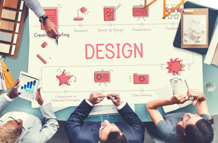 Design Development Visualize Creativity Concept