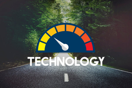 Internet Speed Test Software Concept