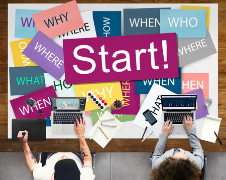 Start Beginning Startup Launch Forward Motivation Concept