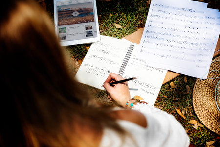 Song Writer Melody Creativity Guitar Musical Instrument Concept