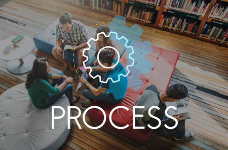 Process Word Settings Icon Simple Concept