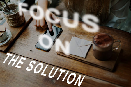 Focus On Aim Concentrate Target Determine Concept
