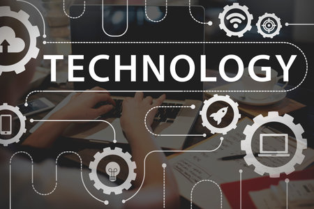 Technology Connecting Cloud Network Concept