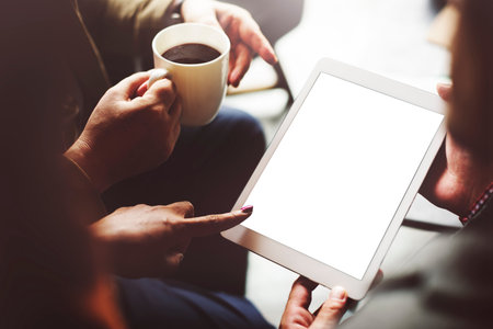 Mockup Copy Space Blank Screen Concept