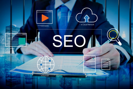 Big Data Domain Web Page SEO Concept