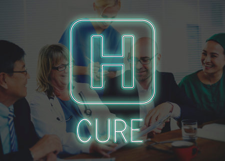Hospital Cross Health Treatment Icon Graphic Concept