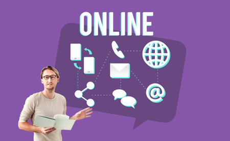Communication Connection Internet Multimedia Technology Concept