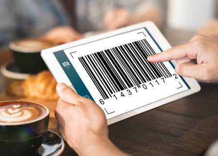 Bar Code Data Identification Encryption Concept