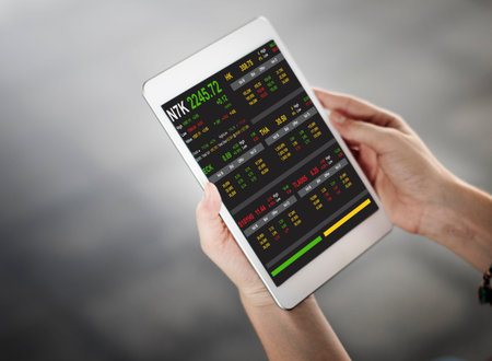 Stock Exchange Trading Forex Finance Graphic Concept