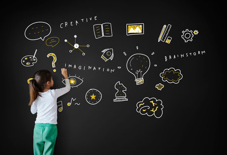 Creation Ideas Light Bule Imagination Arts Development Concept