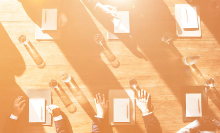 Meeting Corporate Success Brainstorming Teamwork Concept