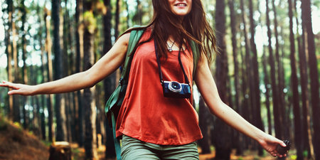 Camp Forest Adventure Travel Remote Relax Concept