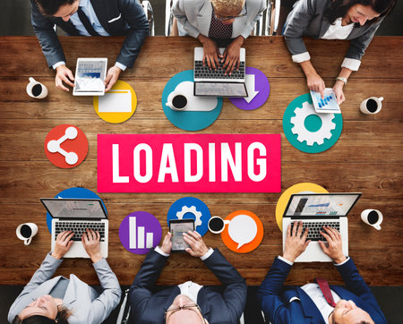 Loading Downloading Online Internet Concept