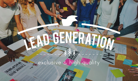 Lead Generation Business Consumer Economics Concept